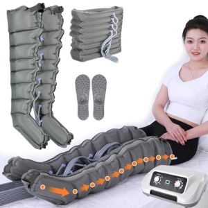 Botte Pressothérapie Lymphatique 6 8 Chambre Pressotherapie Professionnelle pour La Maison, Appareil Pressotherapie Jambes Et Ventre Et Bras Massage Jambe, Amélioration De Douleur Relaxation (DHBYR, neuf)