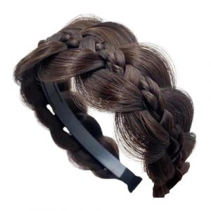 Tresse De Cheveux Tress&eacute;s, Bandeau De Cheveux Pour Cheveux, Large Tresse Dans Le Bord De Poisson De Poisson Avec Dents - BANG ACC&Eacute;DER &Agrave; FISH, BANNER TOUT Tress&eacute;, Posthe Pour Les Femmes (wenrrz, neuf)