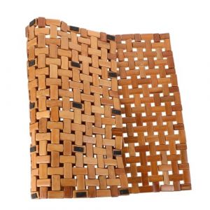 EPIGEIST Tapis Bambou Antidérapant Pliable Pour Salle De Bain Mat De Sauna Et Spa Utilisation Intérieure Et Extérieure Et (Laimmde, neuf)