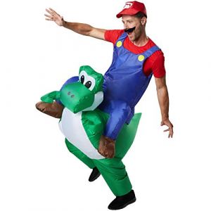 dressforfun 302351 - Déguisement Unisexe de Plombier Italien Gonflable sur Le Dos de Son Meilleur Ami (TECTAKE FRANCE SAS, neuf)