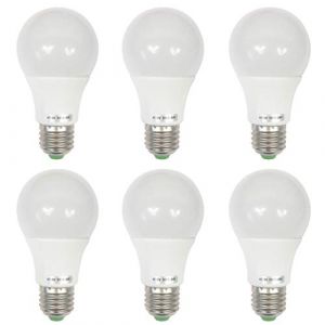 GRV E27 5W SMD LED AC12V / DC12V-24V Ampoule de remplacement à incandescence 40W pour système solaire, VR, camping-car, bateau, intérieur basse tension blanc froid Lot de 6 (éclairage non domestique) (FRGRV, neuf)