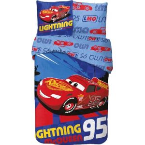 arlis Parure de Lit Cars pour Enfant, Housse de Couette Réversible 140x200 cm, Taie d'oreiller 63x63 cm, 100% Coton (Parure de lit Cars, 140 X 200 cM) (tomkid, neuf)