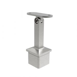 Sellon24&reg; A/4718-000-B Support de main courante en acier inoxydable avec articulation 40 x 40 x 2 mm - Tube carr&eacute; (Sellon-24, neuf)