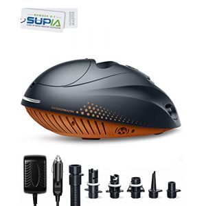 OutdoorMaster Pompe Sup,16PSI Pompe Sup Electrique ​12V Stand Up Pompe Sup Paddle Gonfleur/Dégonfleur de Pompe électrique pour Paddle Boards gonflables, Bateaux et Sports Nautique (OutdoorMaster Official Store, neuf)