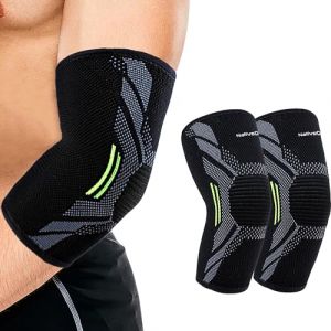 NativoDex Coudière de Compression pour Tendinite et Épicondylite, Adaptée aux Hommes et Femmes, Coudière Sportive pour Tennis, Gym, Crossfit et Golf, Coudière Musculation (NativoDex, neuf)