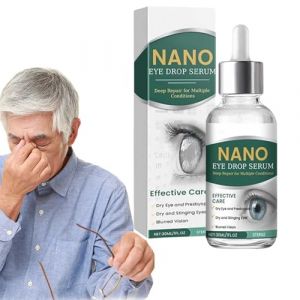 Ourlyard Nano Gouttes Oculaires S&eacute;rum, 30 ml, Gouttes Oculaires pour la Presbytie - Soulage la Fatigue Oculaire, Hydratation Instantan&eacute;e, Gouttes pour la R&eacute;cup&eacute;ration de la Vision (1PCS) (hangshengshangmao, neuf)