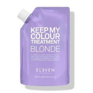 ELEVEN AUSTRALIA Keep My Colour Treatment Blonde | Pour booster les tons en ajoutant de la brillance - 200 ml Pouch (Eleven Australia EU, neuf)