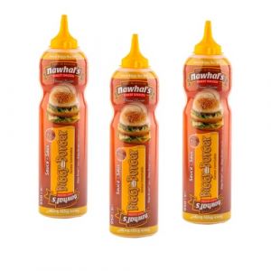 Nawhal’s Sauce Biggy Burger 500 Ml Lot de 3 - Sauce gourmande, avec des notes de tomates et moutarde - Mélange de saveurs légèrement épicées et sucrées - Idéale pour accompagner vos burgers. (Hibisway, neuf)