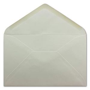 Enveloppes DIN B6 - Couleur : blanc - Dimensions : 12,5 x 19,5 cm - 125 x 195 mm - 90 g/m² - Avec rabat pointu 100 Umschläge Weiß - B6 (Glüxx-Agent GmbH, neuf)