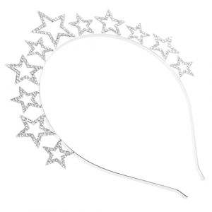 OATIPHO Bandeau Cheveux Étoile Argenté et Confortable pour Mariage Femme Fête Accessoire Tête Élégant (Tsun Ki-sung, neuf)
