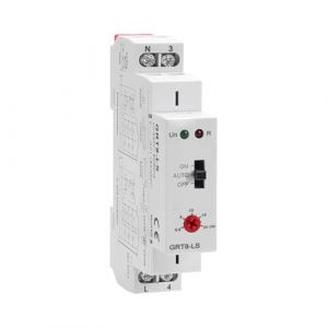 Jadeshay Minuterie Modulaire Horloge Modulaire 16A GRT8-LS Relais Temporisé 220V Minuterie d'Escalier avec 0,5 à 20 min Réglable pour Escalier couloir, Rail DIN (Omykou, neuf)