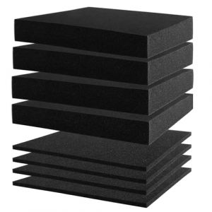 Mousse Predecoupee Cube,4 pièces 400 x 300 x 50 mm / 4 pièces 400 x 300 x 10 mm Mousse Predecoupee, Mousse de Boîte à Outils, Mousse pour Valises à Outils Malette pour Caméra et Garniture de Valise (ZHENG YANHUA, neuf)