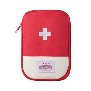 RDNKVB 1 Pièces Mini Trousse Premier Secours Vide Sac de Médecine Portable Convient,Trousse de Secours Portable,Trousse Secours Vide,Le Camping,la Randonnée,I'extérieur(Rouge) (zhaojinghaodeouzhoudianpu, neuf)