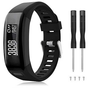 TOPsic Vivosmart HR Bracelet, Accessoires r&eacute;glable Silicone Souple Bracelet de Montre de Remplacement Con&ccedil;u Bande pour Vivosmart HR, Pas pour Vivosmart HR+ (TOPsic, neuf)