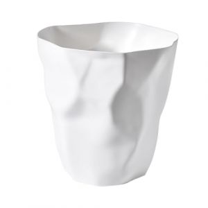 IUNSER 4PC Poubelle plissée créative, salon, chambre à coucher, bureau, seau de rangement, Style ménage intérieur, papier de grande capacité Poubelle Bureau Enfant Foot (White, One Size) (ssssushangmao, neuf)