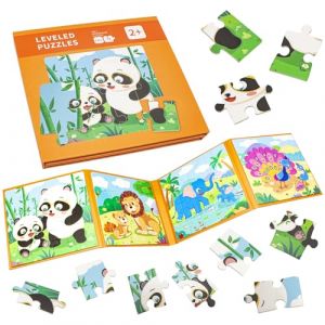 Puzzle Magnétique pour Enfants à Partir de 2 à 6 Ans, Puzzle de Transport pour Enfants, Puzzles éducatifs, Livre de Puzzle Assorti Jouet Éducatifs Apprentissage Cadeau (Style A) (YUXINGLUCK, neuf)