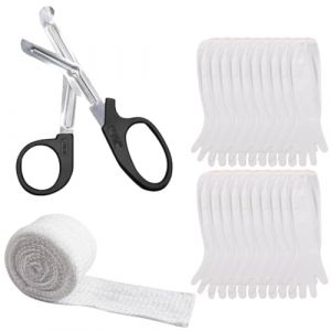 KEMUZ 1 Ensemble Bandage De Pansement En Filet Élastique Bande, Pansement Tubulaire Élastique En Filet, Fixation Extensible Aide D'Urgence Pour Coude, Genoux, Mollets (WEIWEIHAI, neuf)