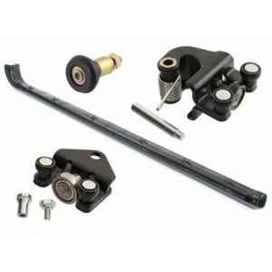 Kit de R&eacute;paration Rouleaux Galets de Porte Coulissante Lat&eacute;rale Droite Milieu Haut et Bas AVEC Rail de Guidage compatible pour MASTER II MOVANO A INTERSTAR - 7700352379 820080743 4500434 9112632 (Odocar, neuf)