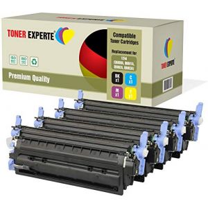 TONER EXPERTE Pack 4 Compatibles 124A Q6000A Q6001A Q6002A Q6003A Cartouches de Toner pour HP Color LaserJet 1600 1600n 2600 2600n 2600dn 2605 2605d 2605dn 2605dtn CM1015 CM1017 MFP (Toner Experte, neuf)