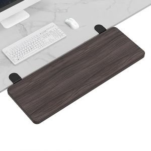 OUGIC Plateau d'extension de bureau ergonomique - 55,1 x 24,1 cm - Pince sans perforation - Plateau pliable pour clavier - Support de bras pour ordinateur (chuyoujunkuajing, neuf)