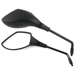 Area1 R&eacute;troviseurs Moto Universel Retroviseur Lat&eacute;ral Homologu&eacute; E, Certification CE (2xM10 Filetage &agrave; droite) compatible avec (Area-1, neuf)