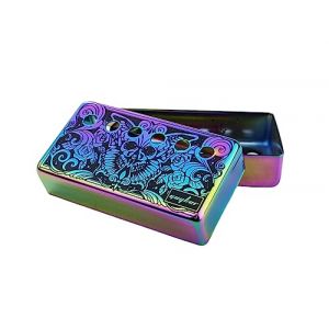 guyker Guyker Humbucker Couvercle de micro (espacement des pôles 50 mm/52 mm) – Ensemble de cadre de micros en cupronickel et de manche pour guitare électrique Les Paul LP, style papillon, caméléon (Guyker Music, neuf)