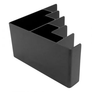 LRXIYODE &Eacute;tag&egrave;re de Salle de Bain Multifonction Noire Niveaux pour Rangement Cosm&eacute;tiques Organisateur de Maquillage et Accessoires avec Design &Eacute;chelle pour Bureau et Maison (XPWU, neuf)