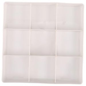 FRCOLOR Organiseur de Tiroir R&eacute;glable pour Coiffeuse Bo&icirc;te de Rangement Multi-compartiments Extensible pour Maquillage Parfum et Soins Peau S&eacute;parateur de Tiroir pour Table de Toilette (White Beach, neuf)