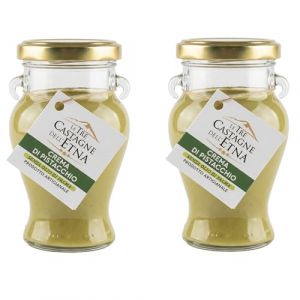 Foodence &ndash; Cr&egrave;me de Pistache Artisanale 40% &ndash; P&acirc;te de pistache d&rsquo;Italie &ndash; Sans Huile de Palme &ndash; Pot 190 g (Lot De 2 Pots 380gr) (Foodence - Officiel, neuf)