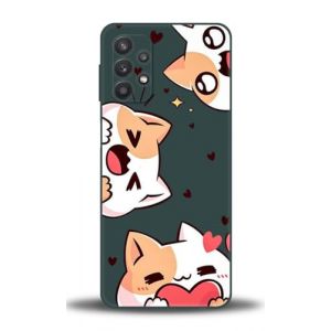 WUACYEAMING Compatible avec Coque Samsung Galaxy A32 5G avec Protection de l'appareil Photo Coque en Silicone Liquide R&eacute;sistant aux Rayures Antid&eacute;rapant Antichoc Fine en TPU-Animaux Mignons (WUACYEAMING, neuf)