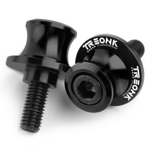 Diabolos Moto - Paire de M10 Pions de Bras Oscillant Diabolos Le Mans Support de Montage Béquille ou Stand D'atelier pour Kawasaki (Noir) (FENG SHENG, neuf)