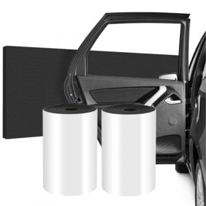 ROELLY 2X Mousse Protection Garage, Protection Portiere Voiture, Protection Voiture Épaissie 2mx20cmx6,5mm, Autocollante, Protection Mur, Mousse Antichoc,Noir (GLOBAL SKIN & BEAUTY S.R.L., neuf)