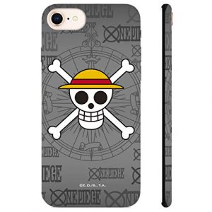 ABYstyle - One Piece - Coque de t&eacute;l&eacute;phone - Luffy t&ecirc;te de Mort (pour iPhone 6, iPhone 6S, iPhone 7 et iPhone 8) (docsmagic, neuf)