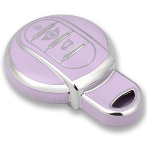 OFFCURVE Etui a Cle Voiture Coque Cl&eacute;, &Eacute;tui &agrave; Cl&eacute;s Couvre Clef Cache Clef 3/4 Boutons Apte &agrave; BMW Mini Cooper S D SD One F54 F55 F56 F57 F60 R55 R56 R57 R58 R59 Cabrio Clubman Countryman Hatch Works (OFF CURVE EUR, neuf)
