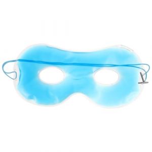 VICASKY Masque Oculaire en Gel PVC pour Compresses Froides et Chaudes Masque de Sommeil Rafra&icirc;chissant R&eacute;glable R&eacute;utilisable pour Massage des Yeux et Soulagement des Maux de T&ecirc;te (Belicious Helper, neuf)