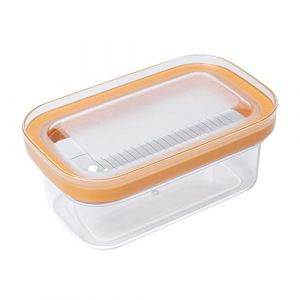 Coupe-beurre | Boîte à découper, râpe à fromage, porte-beurre, beurrier avec couvercle en silicone, boîte à beurre pour couper et ranger facilement Bseid (Dalea, neuf)