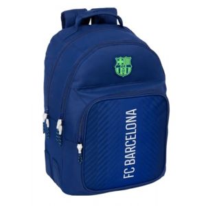 safta F.C. BARCELONA NAVY BLUE - Sac à dos scolaire pour enfants, idéal pour enfants de différents âges, confortable et polyvalent, qualité et résistance, 32 x 15 x 42 cm, bleu marine, M, Décontracté (Craftelier, neuf)