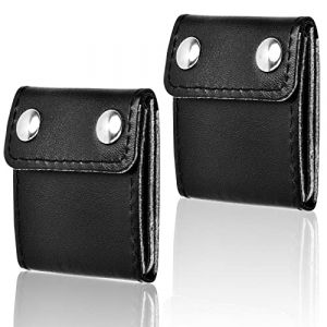 Lot de 2 Ajusteur de Ceinture de Sécurité en Cuir PU, Ajusteur de Ceinture de Sécurité de Voiture de Positionneur, Réglage de la Ceinture de Sécurité (oumanman, neuf)