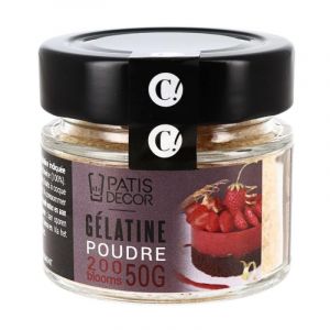 G&eacute;latine bovine en poudre 200 blooms 50 g (CERF DELLIER, neuf)