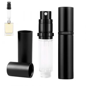 2 PCS Vaporisateur Parfum Vide, VaporisateurVide Bouteille Vaporisateur deParfum Rechargeable Flacon Voyage Portable 5ML Mini Atomiseur R&eacute;utilisable Parfum avec Capuchon de Protection pour Voyager (Dailiankeji, neuf)