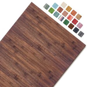 CosìCasa Tapis Cuisine Devant Evier Lavable en Bambou - 50X100Cm Antidérapant Et Résistant à l'eau - Tapis De Bain Bambou en Bois Naturel Durable - Tapis Bambou Salle De Bain Effet Délavé - Marron (HomeLife Italy, neuf)