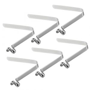 PATIKIL Attaches de Pagaie de Kayak de 10,5x7,5 mm, Lot de 6 Clips de Tente en Acier en Forme de V avec Bouton-Poussoir &agrave; Ressort pour verrouille Tubes de Poteau pour Camping (PATIKIL UK, neuf)