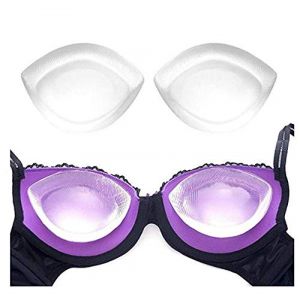 VASANA 1 paire de coussinets de soutien-gorge amovibles en gel de silicone pour soutien-gorge, soutien-gorge, soutien-gorge, push-up pour moulage du sein, bonnet A-D (ericotry-eu, neuf)