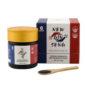 SAMSIDAE – New Ginseng Rouge Coréen Fermenté, Extrait Concentré 120g, Double Formule Innovante (Classique + Fermenté), Racines de 6 ans, Haute Teneur en Ginsénosides 11 mg/g, Cure de 4 mois (Ginseng Premium, neuf)