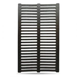 Caniveau Exterieur Grille de Drainage de Tranch&eacute;e Lin&eacute;aire en Plastique, Couvercle de Drainage Ext&eacute;rieur Robuste pour Terrasse de Jardin, Garage, Filtres &agrave; Eau de Pluie &Eacute;troits pour Bloquer(Black,30cm (Mr. Wang shop, neuf)