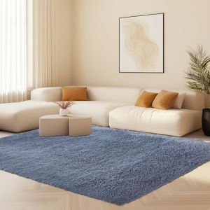 STGAO Tapis de Salon 150 x 300 cm Tailles Diff&eacute;rentes Tapis Antid&eacute;rapants D&rsquo;Int&eacute;rieur Doux Au Toucher pour Salon, Chambre &agrave; Coucher, Canap&eacute;, Chambre d'enfant, Gris (yuan ying MAYY, neuf)