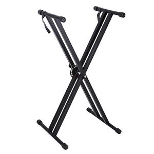 Support de Clavier Hauteur Réglable, trepied Piano, Support Piano Support pour Synthétiseur Clavier de Piano Réglable X- Convient à La Plupart des Claviers pour Entraînement (cnyolee, neuf)