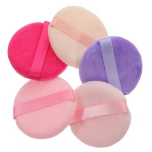 NIYANGLE Puff à Poudre Compacte Outil De Maquillage Pour Femmes De Éponges Pour Fond De Et Fard à Joues Couleurs Aléatoires (Telinei, neuf)
