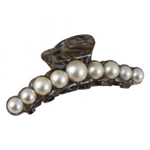 Grandes pinces &agrave; griffes en perles - Pinces &agrave; m&acirc;choires antid&eacute;rapantes et &agrave; forte adh&eacute;rence - Accessoire pour cheveux en perle (qihongHaostore, neuf)