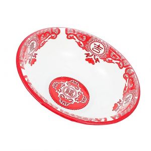 ARTIBETTER Bol &Agrave; Soupe En &Eacute;mail &Eacute;pais Lavabo Pratique En &Eacute;mail Vaisselle Ronde En &Eacute;mail Pour Mariage Et Alimentation Des Animaux De Compagnie (Zuiali, neuf)